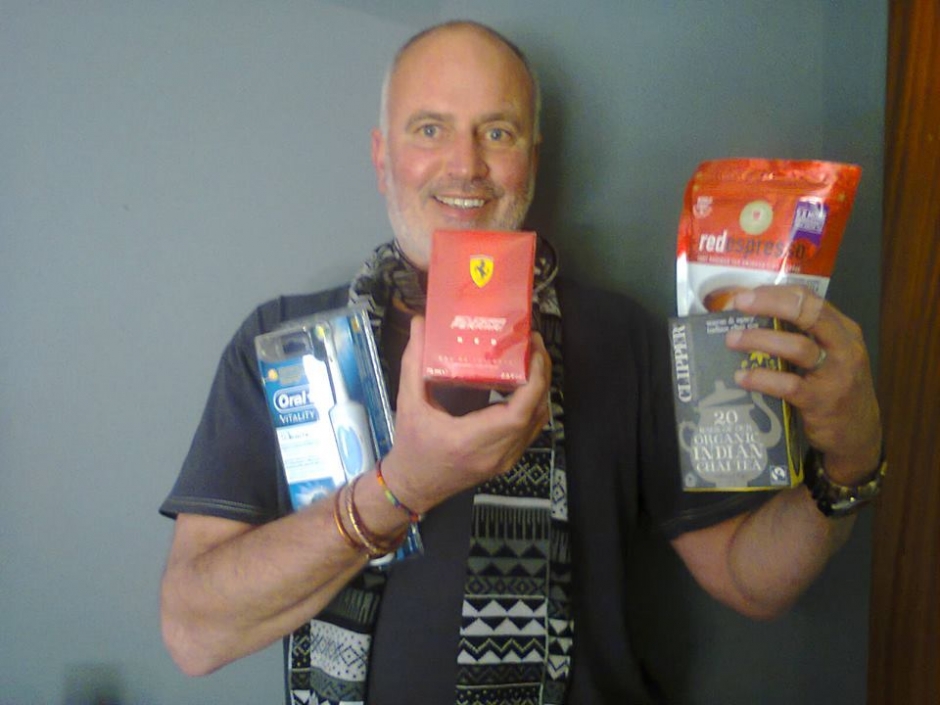 John with Mantality gifts
