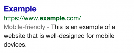 Google Mobile-Friendly