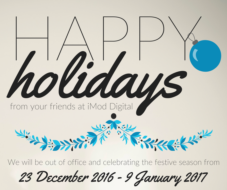 Happy Holidays from iMod Digital!