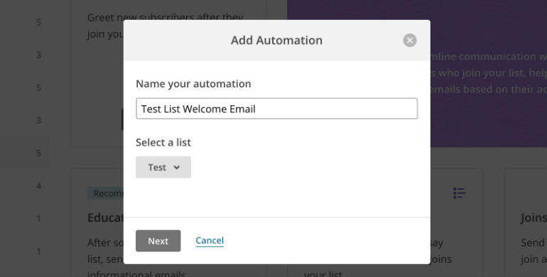 Mailchimp: Automation List Assignment